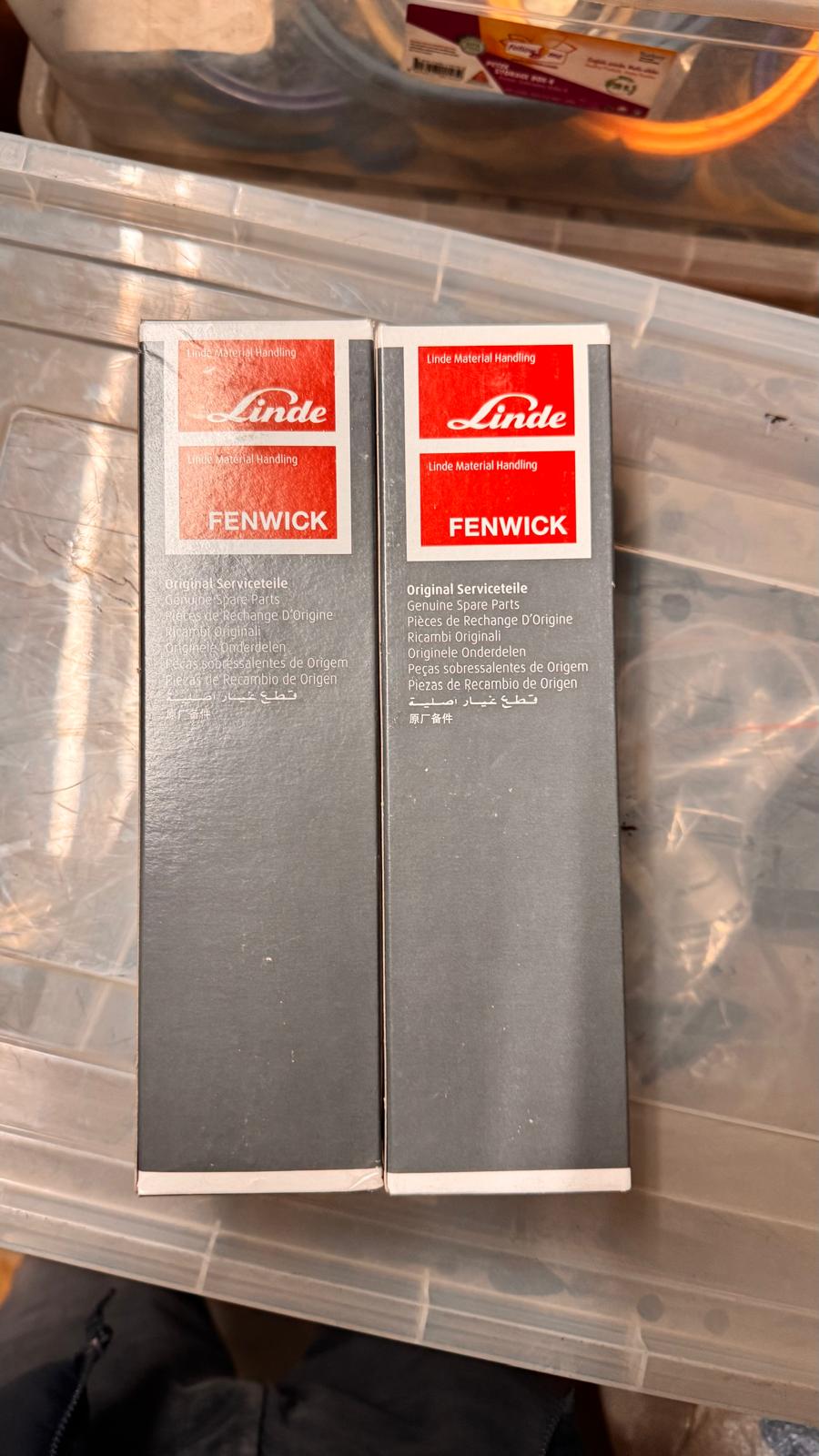 Linde Fenwick orijinal yedek parça kutuları